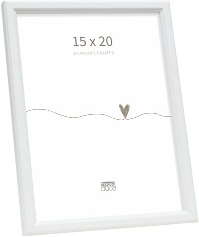 Deknudt Frames fotolijst S236K1 - wit hout - voor foto: 15x20 cm