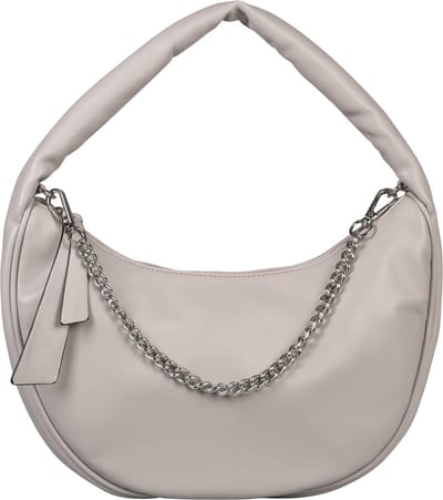 TOM TAILOR Schoudertas Ginny Banana Bag Light Grey Lichtgrijs