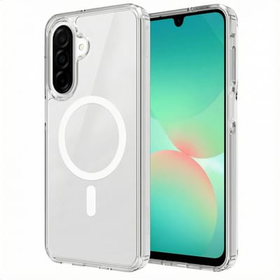 Accezz Hoesje - Geschikt voor Samsung Galaxy A17 (4G) / A17 (5G) / A18 (4G) - Xtreme Impact Backcover met Magnetische Ring - Transparant