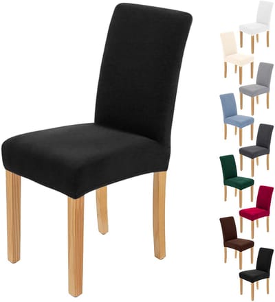 Unyqoos® Stretchbare en Wasbare Stoelhoezen Set van 6 voor Diverse Gebruiken en Bescherming
