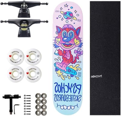 Longboard Skateboard - Allround Board - Cruisen en Transport - 7 Lagen Esdoornhout - 80x20x13cm - Niet gespecificeerd