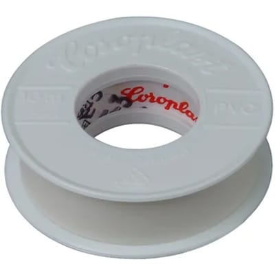 Isolatietape 15mmx10m Wit 2st.