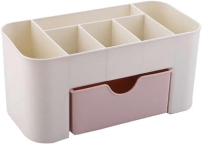 Nagellak Organizer - Cosmetica Doos - Nagels Versieren - Klein Lichtgewicht - 22.5x10x11cm - Roze