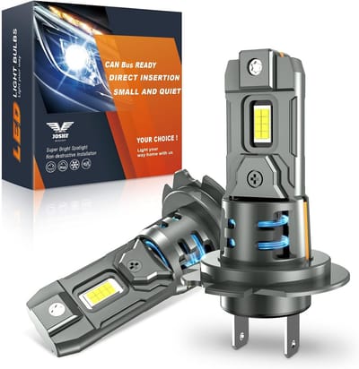 H7 LED Koplampen Set 2 Stuks - 600% Helderder Licht & Plug en Play Installatie