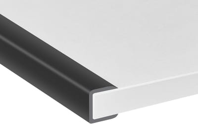 Rubberen Randbescherming - U-profiel randafwerking - Rand afwerken - Zelfklevend EPDM rubber - 3 meter lengte - Zwart