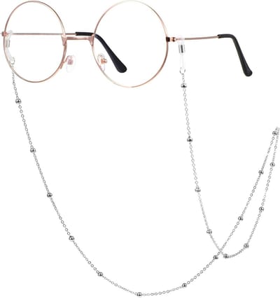 Brillenketting voor dames - 70 cm - anti-verliesketting - parels - sleutelkoord - houder voor brillen - zonnebrillen - sportbrillen - leesbrillen