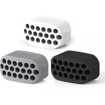 3PCS Kaaktrainer Gezichtskaaktoner Definieer Kaaklijn Hals Oefeningsbal Kaak Hals Toning Fitness Bal veelkleurig