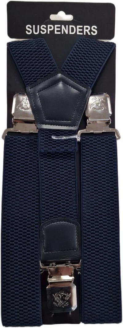 Bretels | Kleur: Blauw | Bretels Heren Volwassenen | Stevige Clips | Sterke Clips | Brede Clips | One Size Fits All