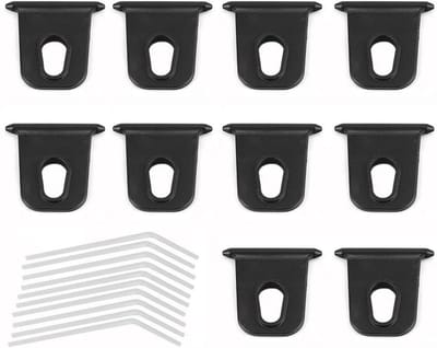 Gebruiksvriendelijke en lichtgewicht tentclips, 10 stuks, ideaal voor outdoor kamperen en bevestigen van zeilen