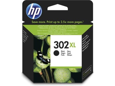 Inktcartridge hp f6u68ae 302xl zwart