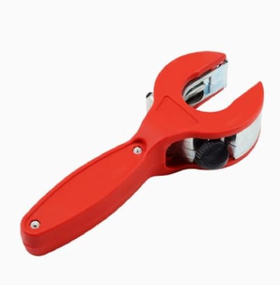 Pijpsnijder met ratelmechanisme van 8-29 mm, geschikt voor roestvrijstalen, koperen en aluminium buizen, metalen pijpsnijder - rood.
