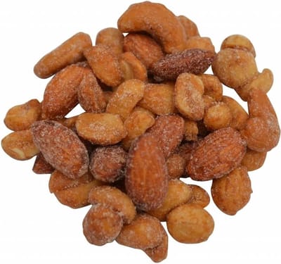De Kruidenbaron - Notenmix honing en zout geroosterd - zak 250 gram