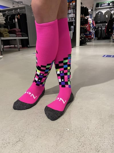 NeS Musica Roze - Hockeykousen - Funkousen - Sportkousen - Voetbalsokken