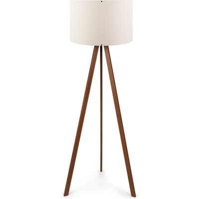 Asir Driepoot Vloerlamp - Hout - 150 cm Hoog - Naturel