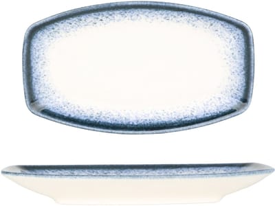 Kütahya Porselen Serveerschaal - Starry Dream - Porselein - 16x9 cm - set van 4
