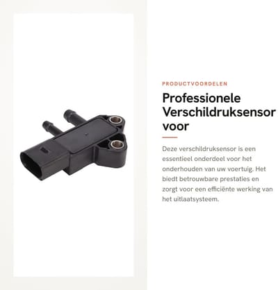 Dailygoods- Verschildruksensor DPF Uitlaat - Compatibel met CX5 2.2L - Hoogwaardige Reserveonderdelen - Auto Accessoires - Verbeterde Prestaties - Betrouwbare Kwaliteit - Uitlaatdruksensor