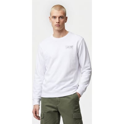 Levi's Graphic Sweatshirt Batwing Outlined Chesthit White Taglia: M | Maglioni a maglia Outlet | Uomo | Bianco