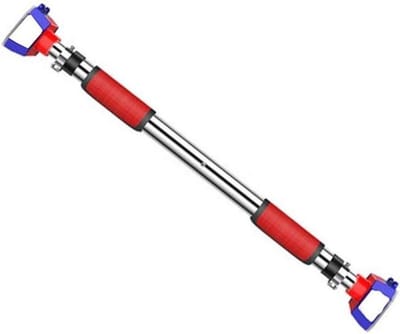 Horizontale stang - Oefenstang bovenlichaam - Fitness thuis - Veiligheidsslot - Verstelbaar 73-176cm - Zwart