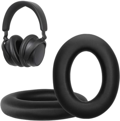 kwmobile 2x oorkussens geschikt voor Sennheiser Accentum Plus - Earpads voor koptelefoon in zwart