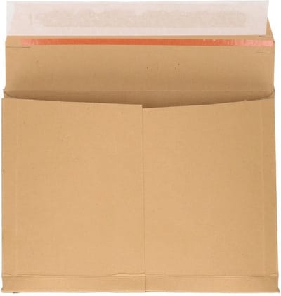 Specipack - Envelobox 180 x 150 x 30 mm - bruin - met tearstrip - bundel met 50 stuks