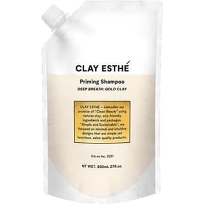 CLAY ESTHE - Priming Shampoo Deep Breath: Gold Clay Refill 800ml