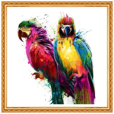Peinture diamant 5D à faire soi-même, broderie, point de croix, amour, perceuse ronde complète, décoration de maison 20X30CM yellow