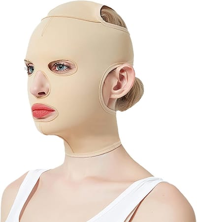 Full Face Lift Belt V-line - Herbruikbaar Gezichtsverstrakker Masker - Wangkin Slankingsband Gezichtsmassage Shaper Lifting Bandage Voor Vrouwen (M)
