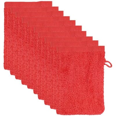 The One Towelling The One Washandjes Rood - 10 stuks