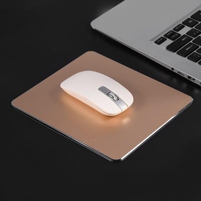 Mini Gaming Mouse Pad van Aluminium, Antislip Ontwerp, Compacte 18mm x 16mm Muismat voor PC en Laptop met Sterke Constructie en Duurzaam Gebruik