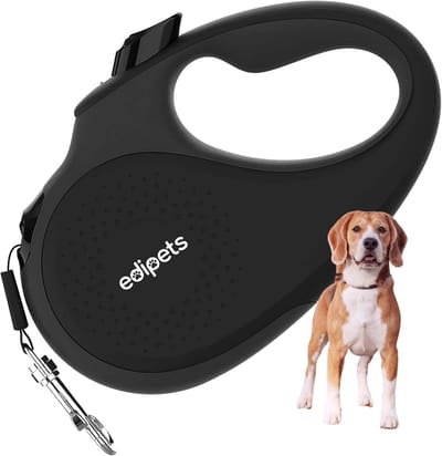 Verlengbare Hondenriem 5 m 360° Geen Verstrikking Nylon Band voor Honden tot 25 kg