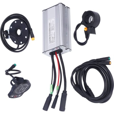 Contrôleur de Moteur de Vélo Électrique 22A avec Panneau LED900S Câble 1 à 2 Kit Entièrement Étanche white