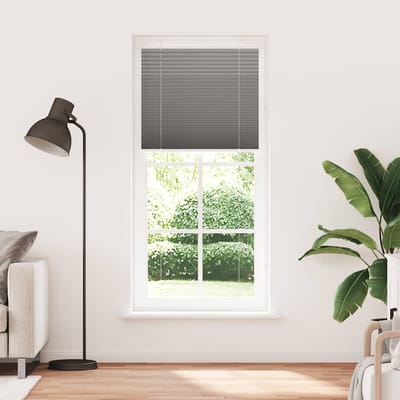 vidaXL - Plissé - rolgordijn - 90x200 - cm - stofbreedte - 89,4 - cm - antraciet