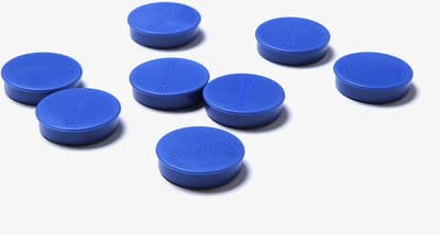 Scritto® Witboard Magneten Set 3,5 cm Blauw - Syna MAGNETS35BLUE