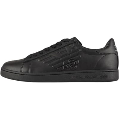 Emporio Armani EA7 Reliëf Logo Casual Sport Lage Mode Sneakers Unisex Sneakers Zwart X8X001XCC51A083 37⅓ black