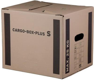 Extra Stevige Verhuisdoos Maat S met Handvatten voor Verhuizing en Opslag