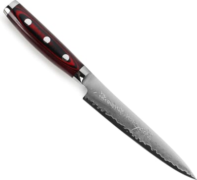 Yaxell Super Gou Vleesmes 15 cm – 161 Lagen Damaststaal – SG2 Staal – 63 HRC – Canvas-Micarta Heft