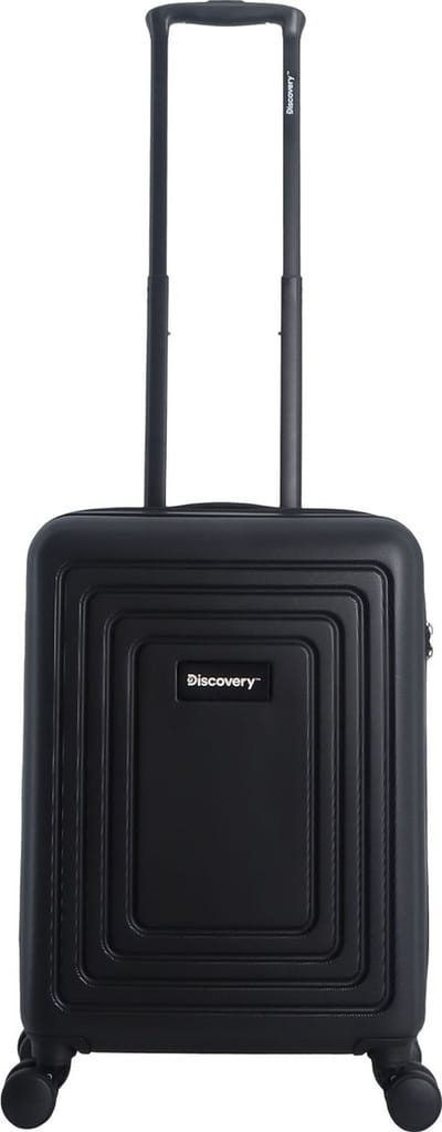 Discovery Coast Harde Handbagage Koffer / Trolley / Reiskoffer - Small - 34 Liters - Zwart - Zwart / Small