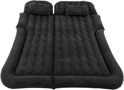 Opblaasbaar Luchtbed - Automatras Kampeerbed - Reizen Ontspannen - Universeel Pasvorm - One Size - Zwart