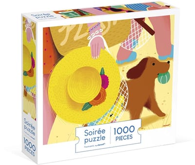 Janod - Kidult puzzel - Reis naar het strand - 1000 Stukjes