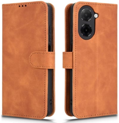 Coverup Hoesje - Geschikt voor Xiaomi Redmi A5 (171mm) Hoesje - Coverup Book Case - Bruin