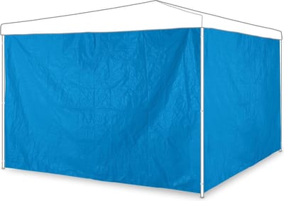 Zijwand set van 2 voor partytent 3x2 m - waterdicht en UV-bestendig - blauw