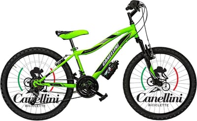 Stoere 24 inch Kinderfiets Mountainbike (MTB) voor Jongens en Meisjes