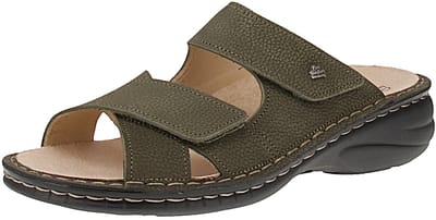 Finn Comfort 02622-390223 Melrose - Damespantoffels - Olijfgroen