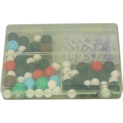 Scheikunde Moleculaire Modelset Kleurrijke PP Ballen H C O N Cl Br Moleculaire Structuur Model voor School gray