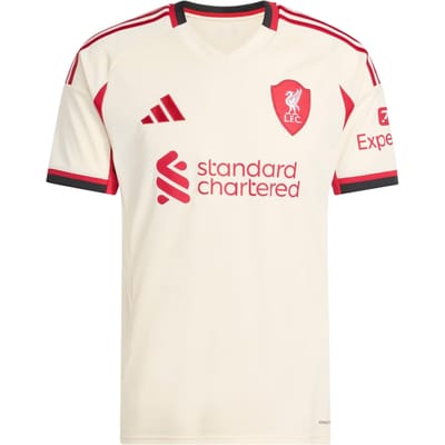 Adidas Liverpool Fc Away 25-26 Truien/Replica's Heren - Wit - Maat M - Poly Jersey