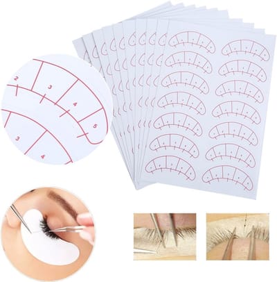 Pack van 140 Wimpers Pads - Wimpers Extensie Positionering Patches - Lintvrije Wimpers Extensies Pads voor Professionele Salon en Huishouden