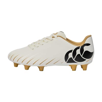 Canterbury Unisex Adult Speed Falcon Team Stevige Grond Rugbyschoenen (Wit)