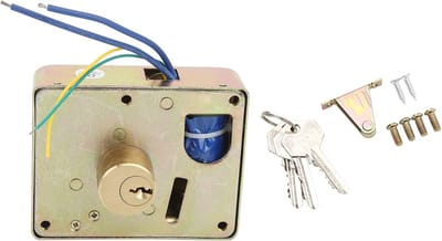Elektronisch Kastslot - Slim Ladeslot - Kasten Beveiligen - Automatische Vergrendeling - 16 x 9 x 6 cm - Zwart