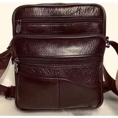 Heren Echt Leder Crossbody Schoudertassen Hoge Kwaliteit Tote Mode Zakenman Messenger Tas Lederen Tassen Heuptas L
