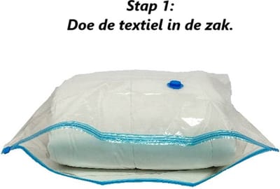 Practo Home - Vacuüm Opberghoezen - 13-delige Set - Met reispomp - Reisset - Vacuum - Vacuumzakken voor textiel.